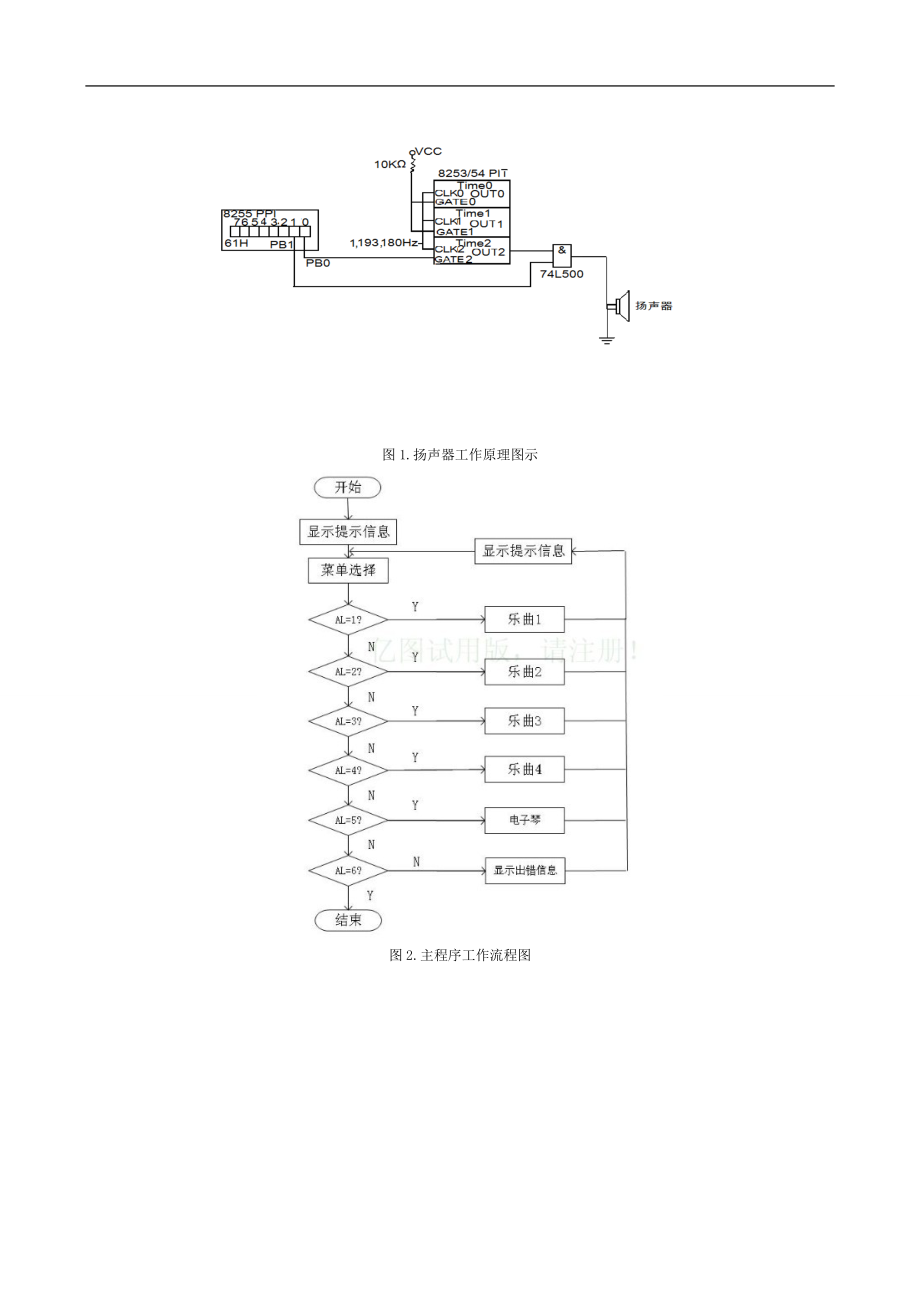 微机原理课程设计-电子琴.doc_第2页