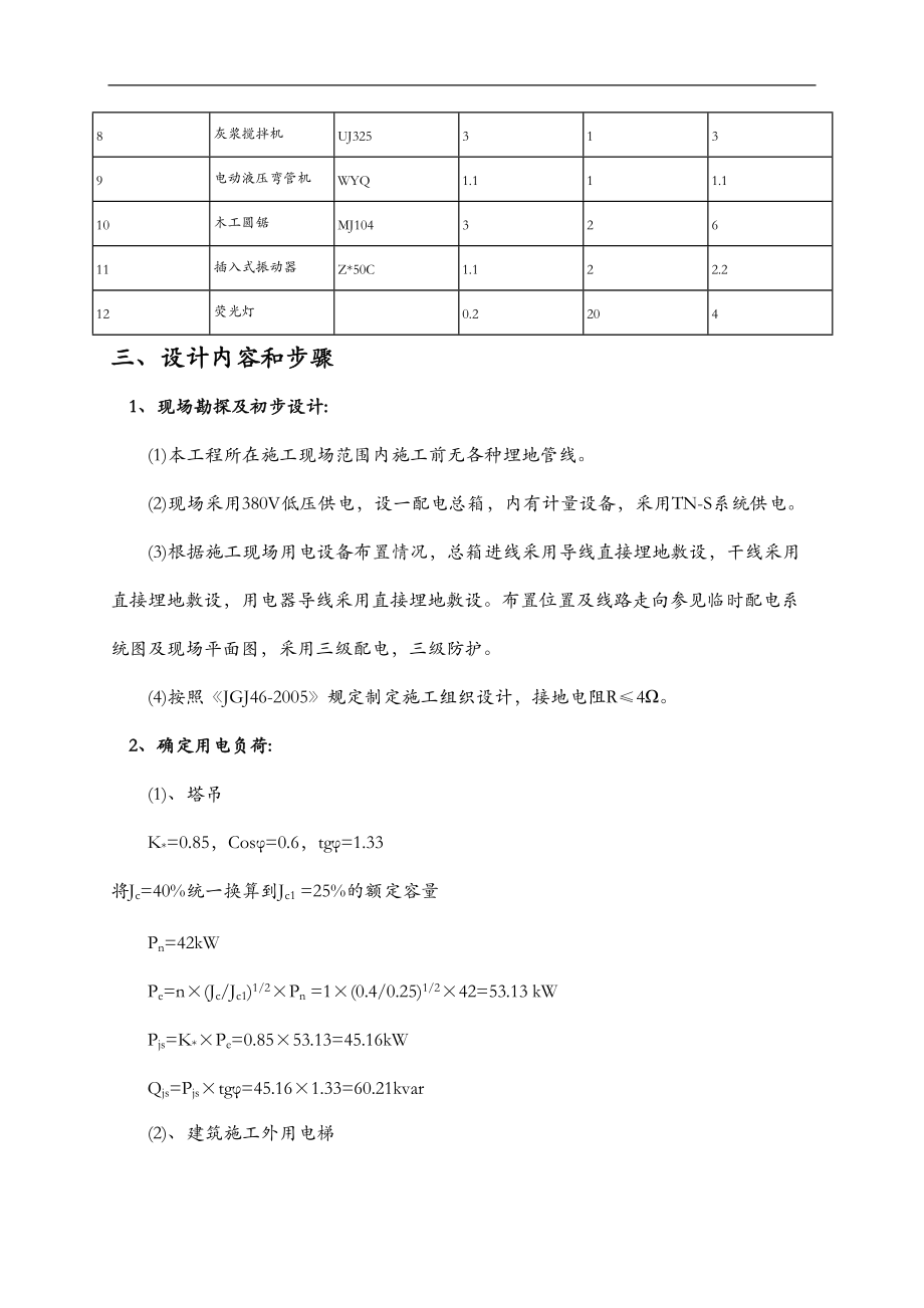 施工用电专项施工组织设计.doc_第2页