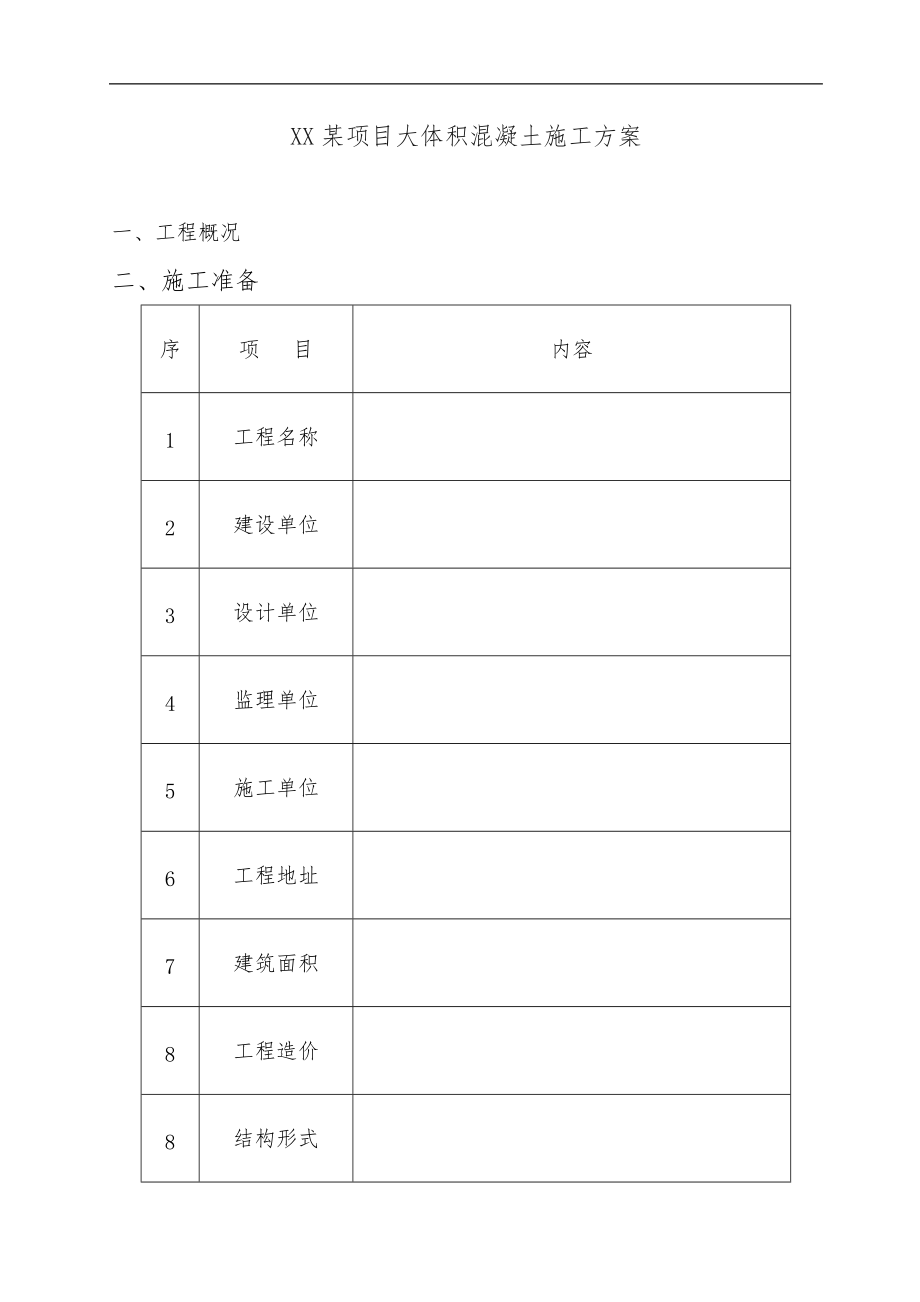 昆山某项目大体积混凝土工程施工设计方案.doc_第1页