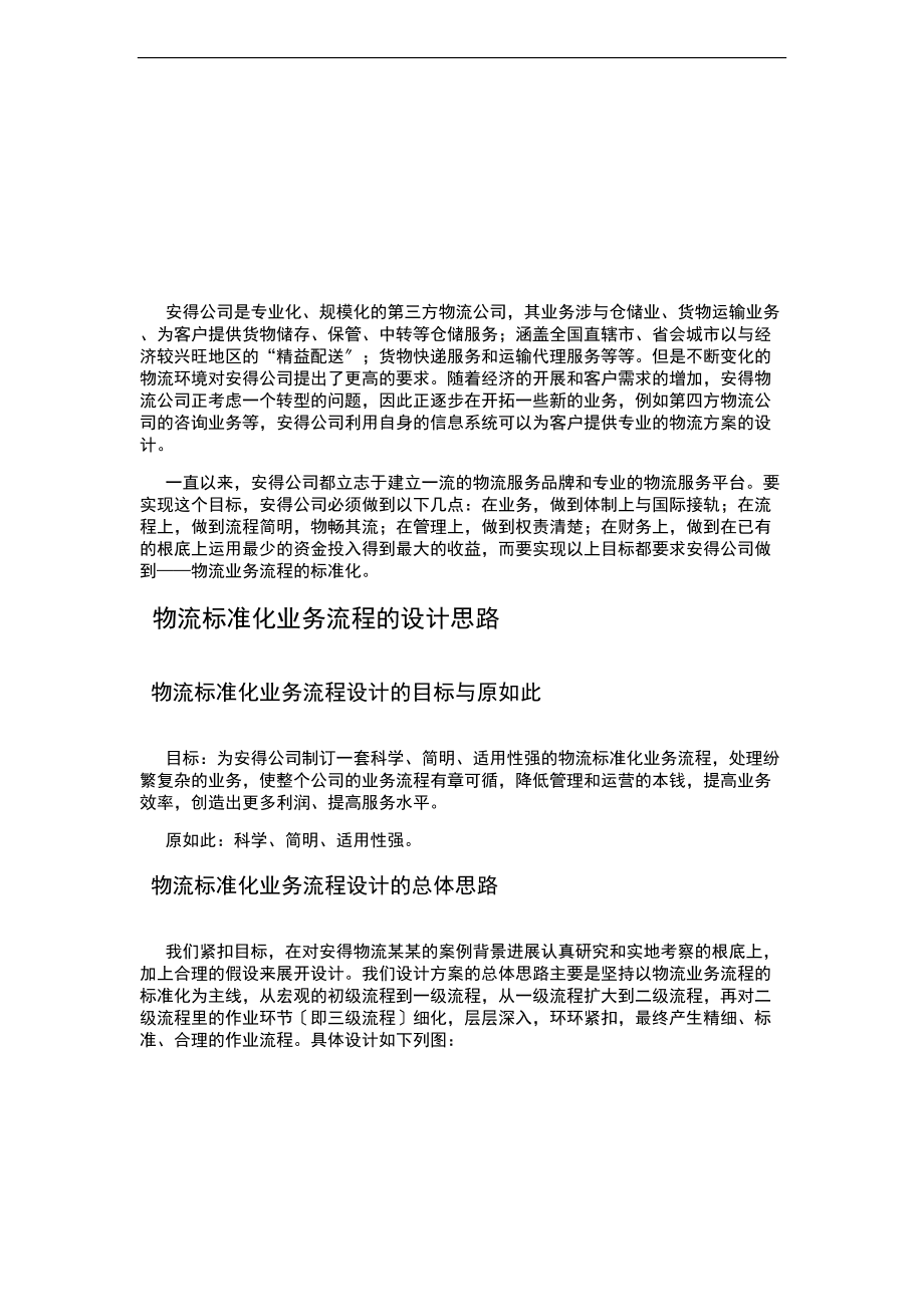 安得物流业务流程及实用实用标准体系结构方案设计设计.doc_第2页