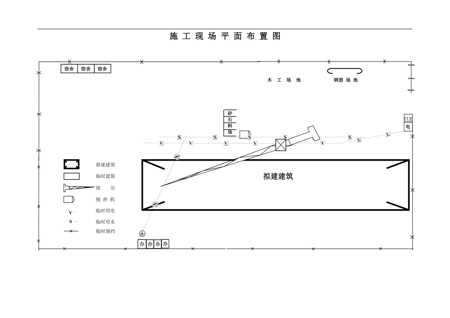 施工的现场平面布置图.doc_第1页