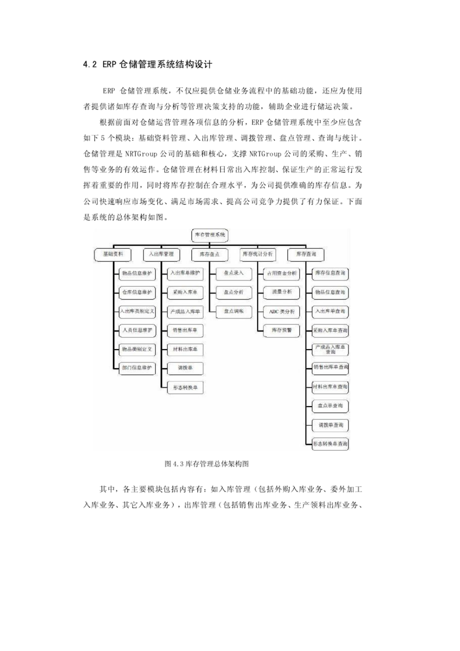 公司管理系统ERP仓储管理系统地分析报告与设计.doc_第3页