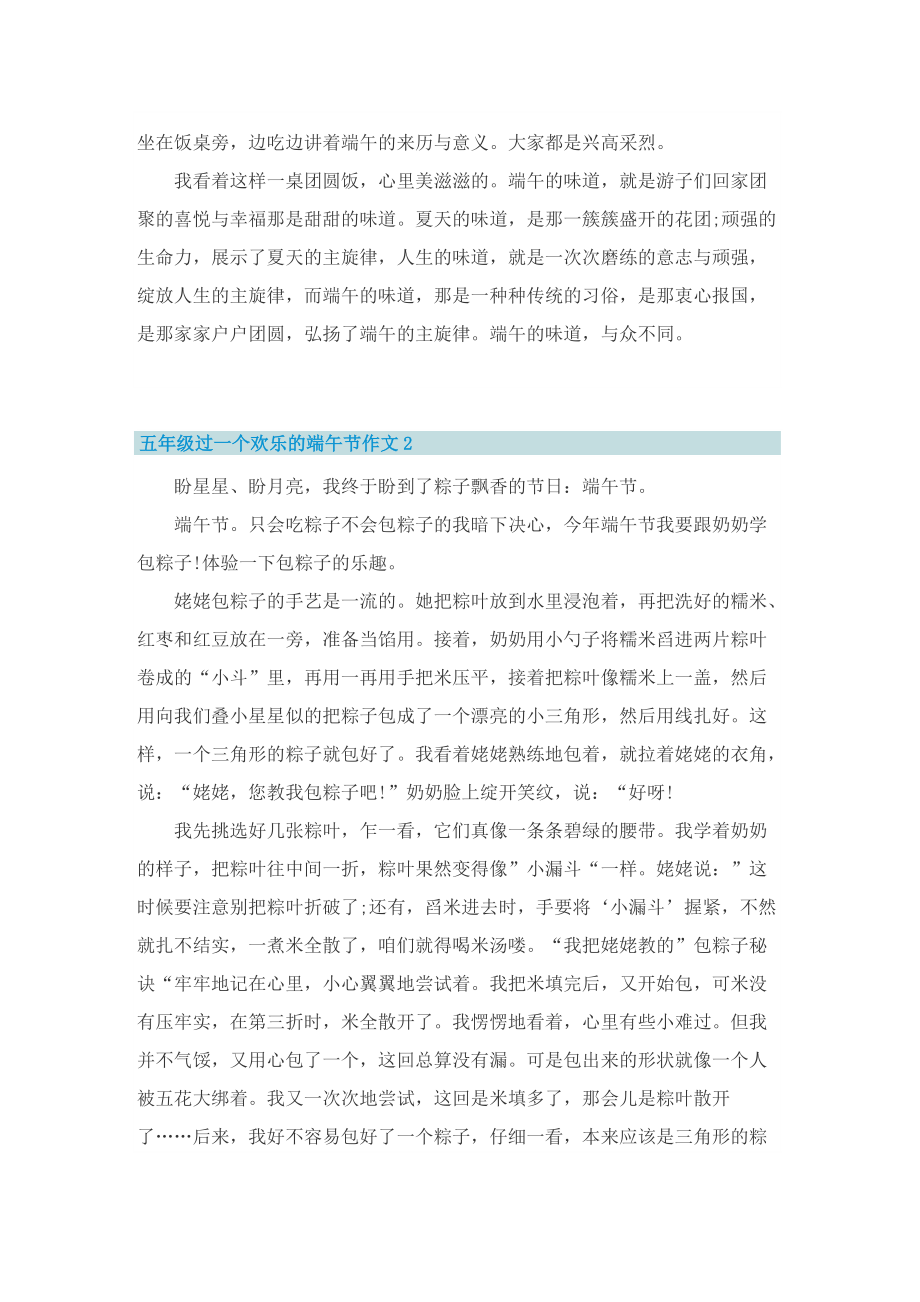 五年级过一个欢乐的端午节作文.doc_第2页