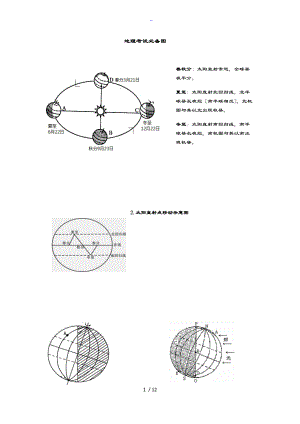 七级地理必记图-地理中学考试必记图.doc