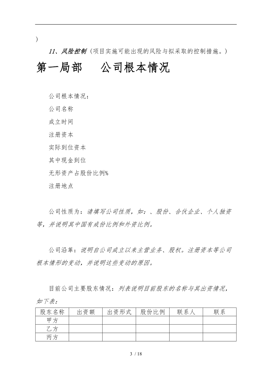 优秀商业实施计划书模板.doc_第3页