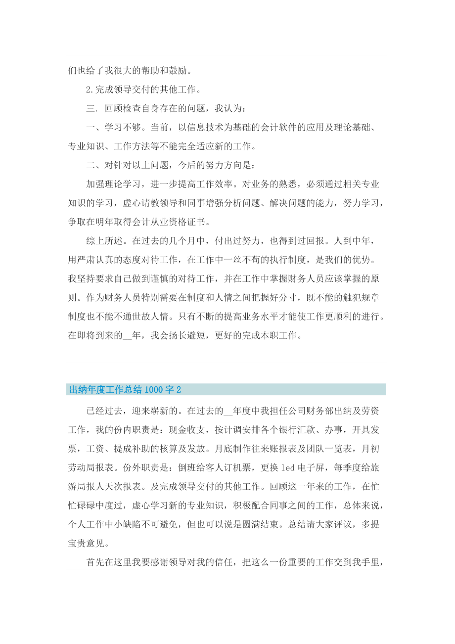 出纳年度工作总结1000字.doc_第2页