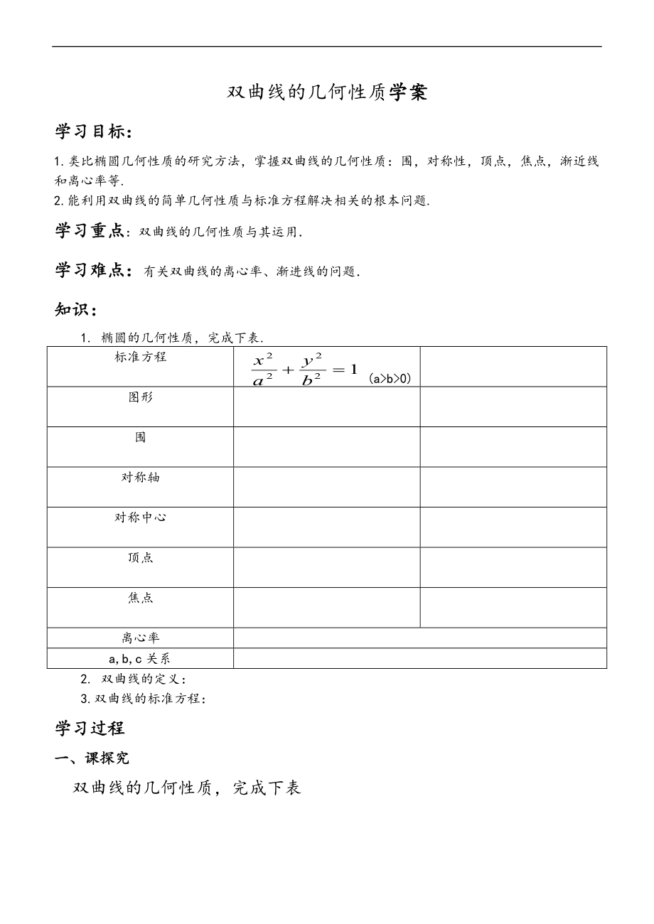 双曲线地几何性质选修1-1.doc_第1页