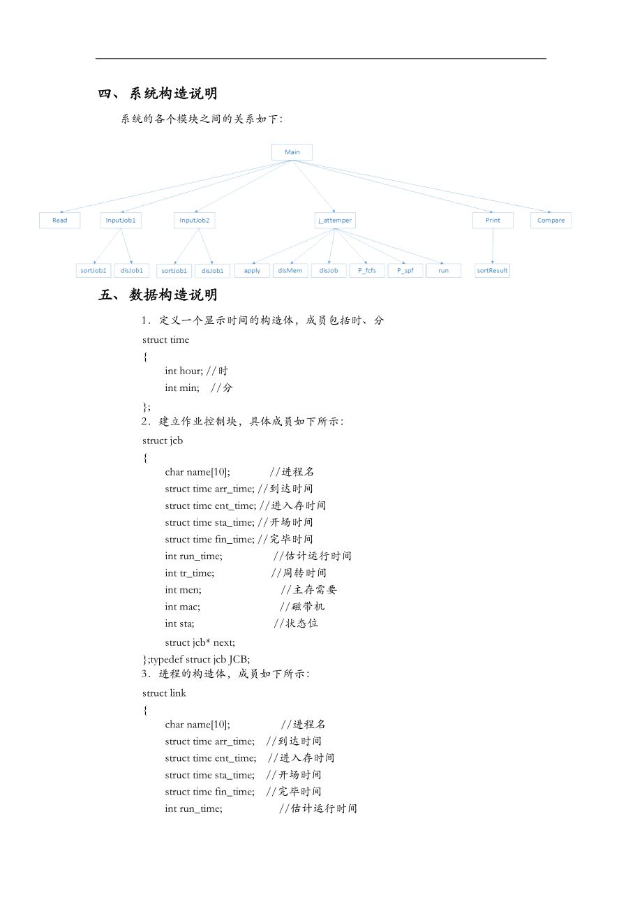 广工操作系统课程设计报告文档最后含源码下载地址.doc_第2页