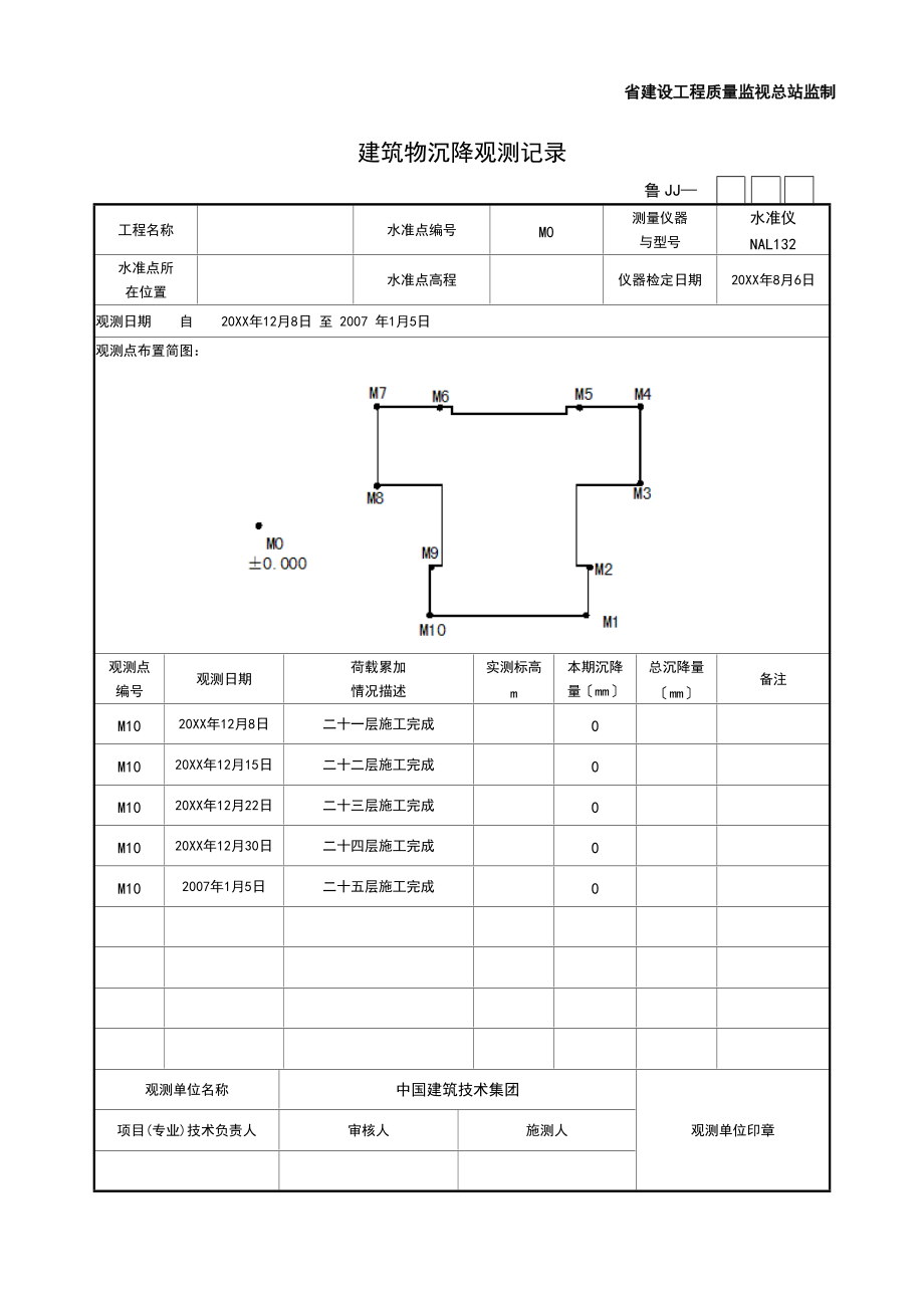 建筑物沉降观测记录簿簿.doc_第3页