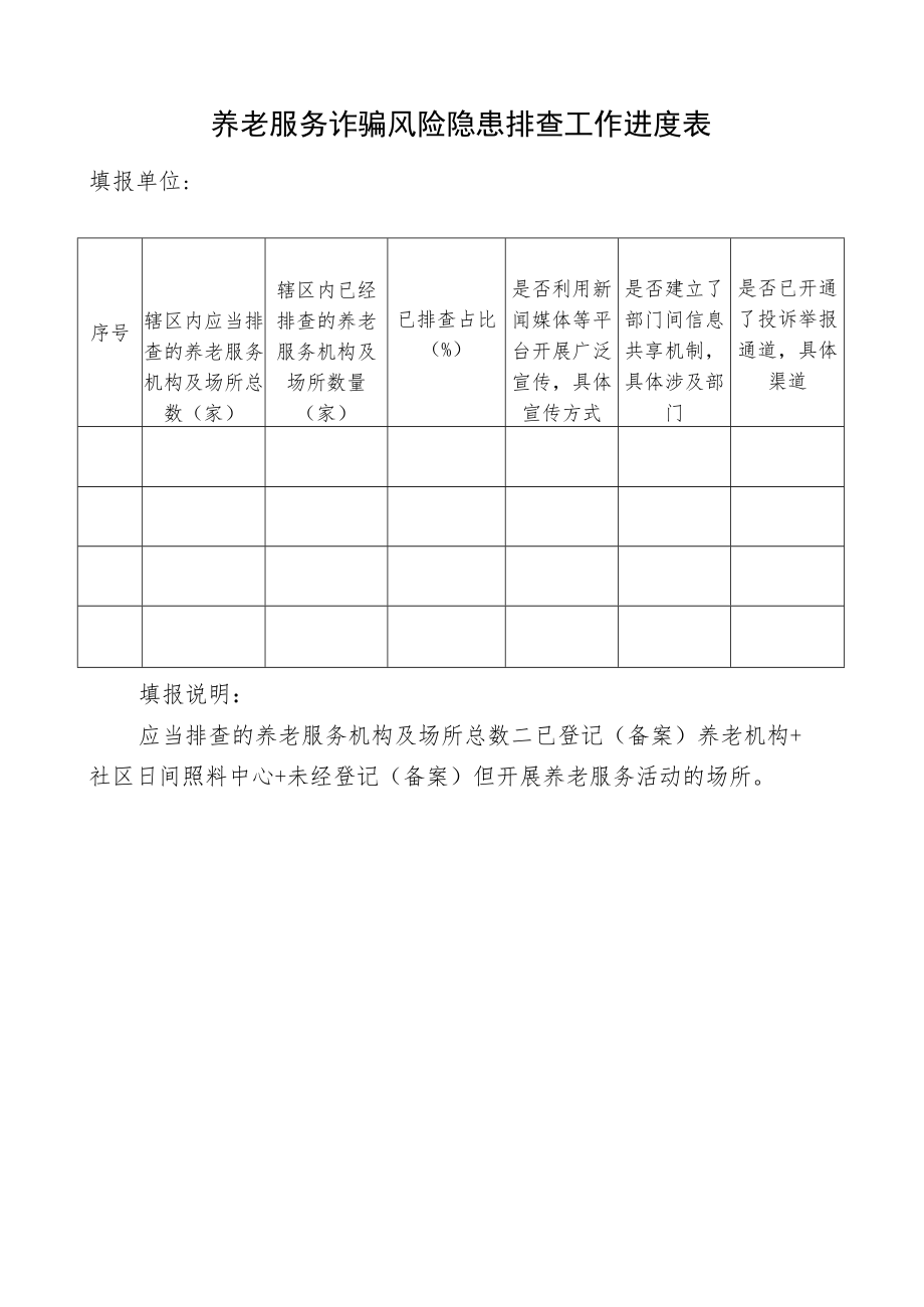 打击整治养老服务诈骗专项行动工作表格资料.docx_第2页