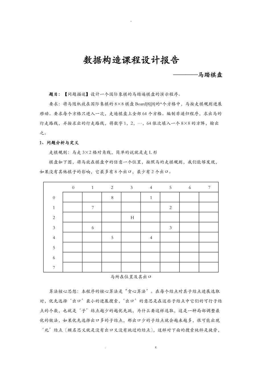 数据结构及算法_马踏棋盘.doc_第2页