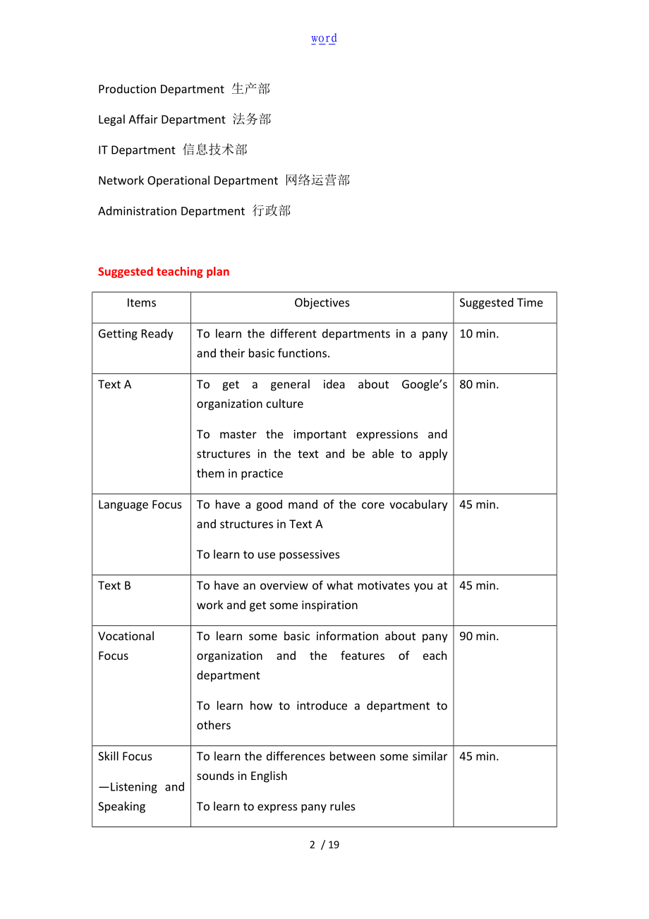 新航标职业英语综合英语预备级学生用书Unit3.doc_第2页