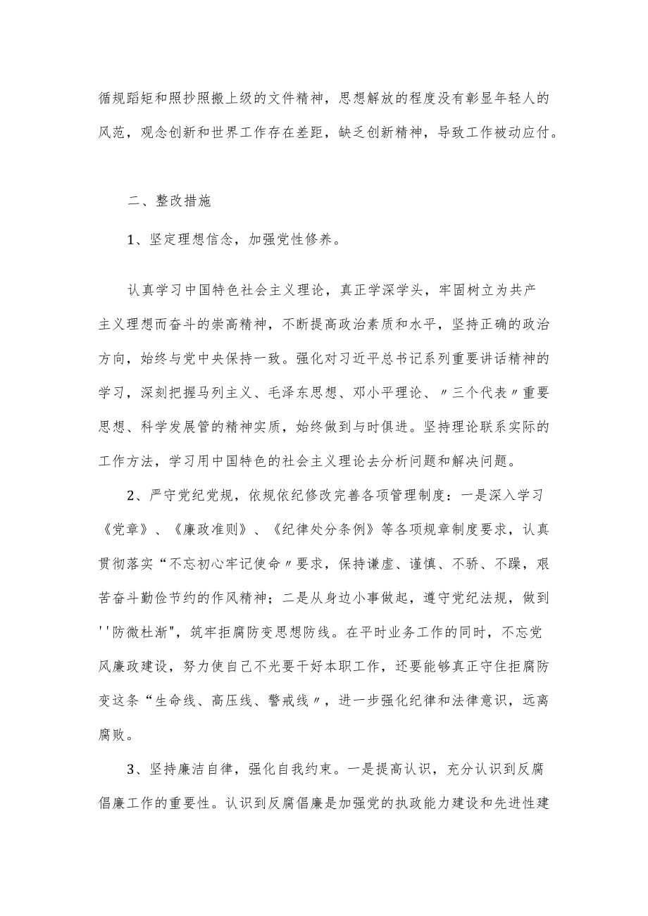 政法干警违纪违法典型案例个人检视剖析材料2篇.docx_第2页