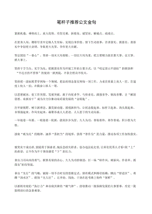 笔杆子推荐公文金句(2).docx