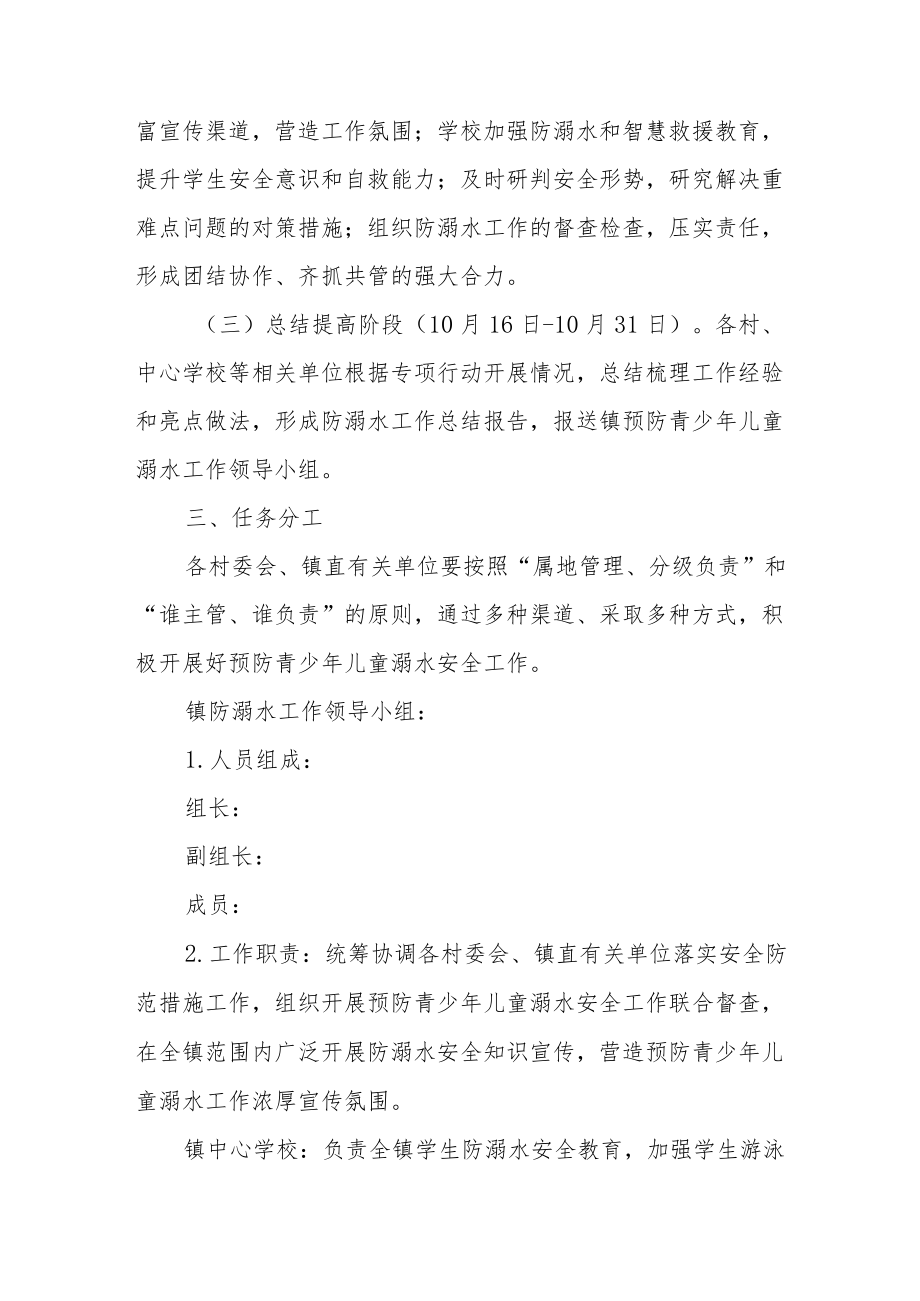 xx镇预防青少儿童溺水工作专项行动实施方案.docx_第2页