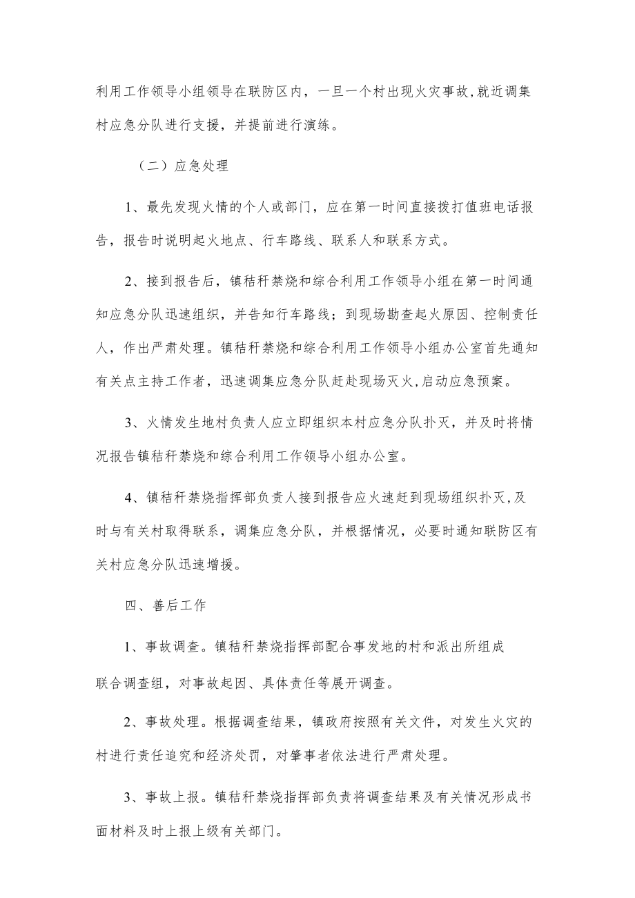 x镇秸秆禁烧应急预案.docx_第3页