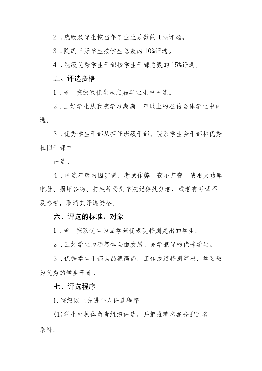 学院学生先进个人评选办法.docx_第2页