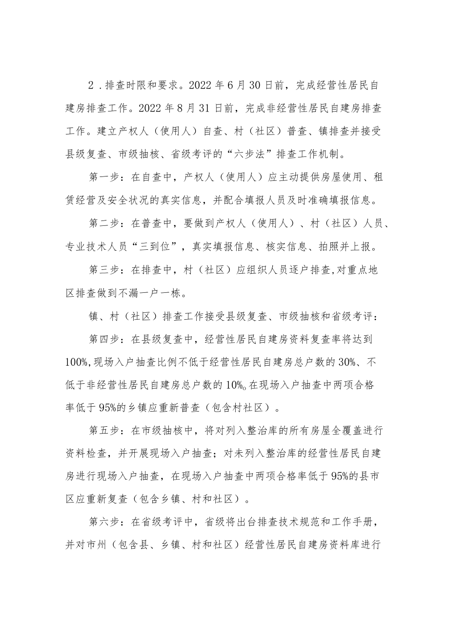 XX镇居民自建房安全专项整治工作及百日攻坚行动方案.docx_第2页