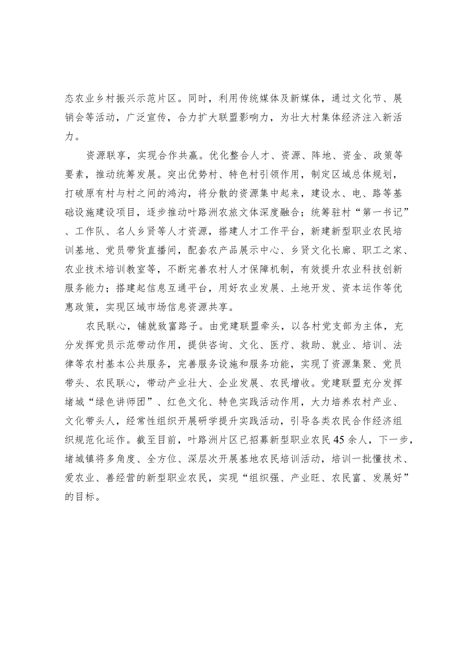 党建引领助推乡村振兴经验交流材料.docx_第2页