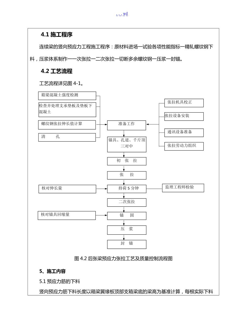 连续梁竖向预应力施工技术交底记录大全.doc_第3页