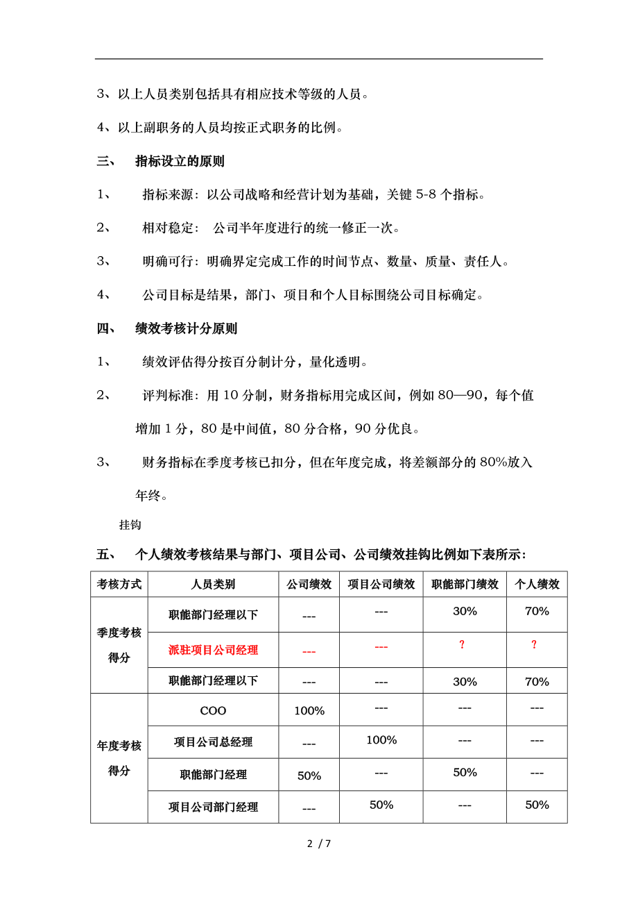 某地产企业绩效管理操作方案.doc_第2页