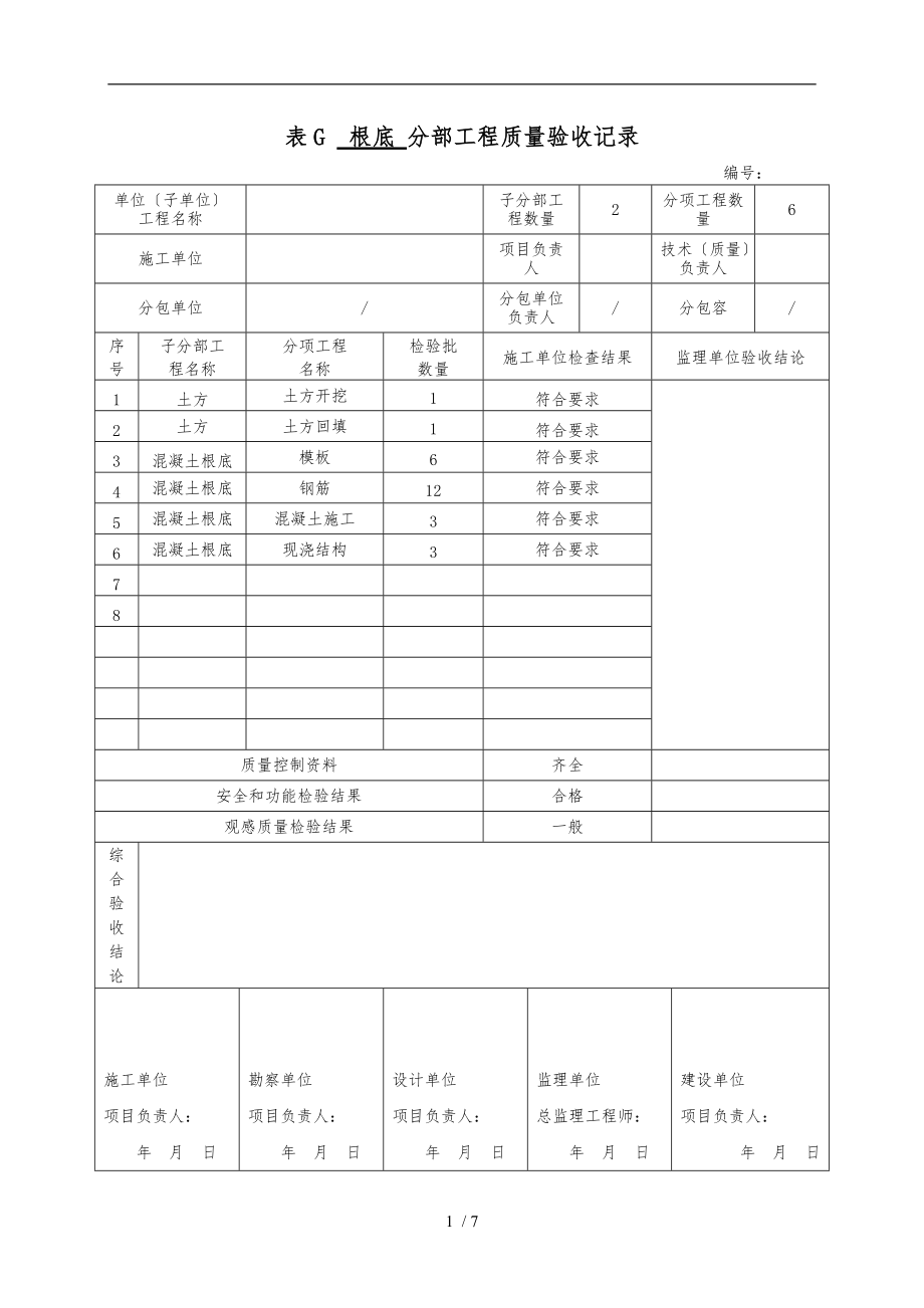 新分部分项验收记录文本.doc_第1页