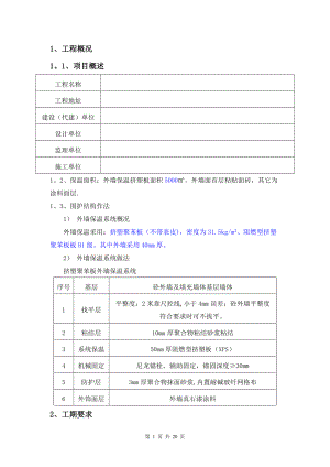 挤塑板外墙保温专项施工方案.doc