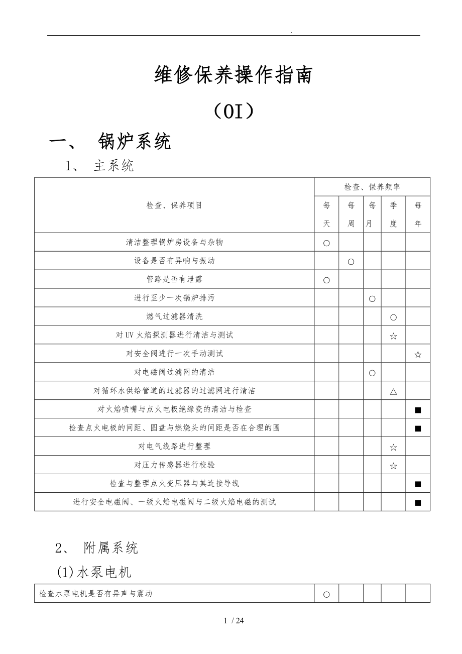 维修保养操作的指南.doc_第1页