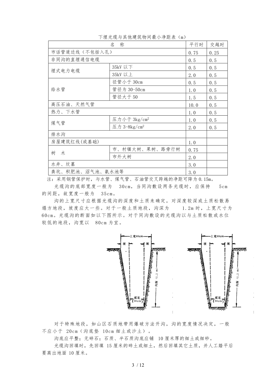 直埋光缆施工规范方案.doc_第3页