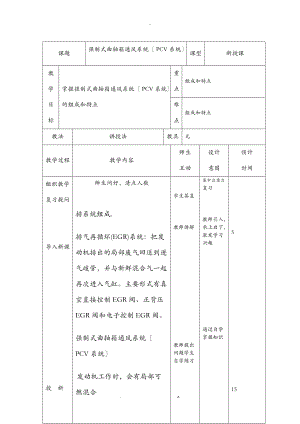 强制式曲轴箱通风系统PCV系统.doc