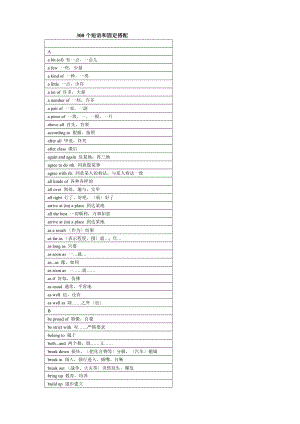 300个短语和固定搭配.doc