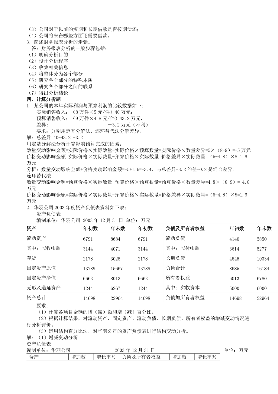 财务报表分析作业答案补充.docx_第2页