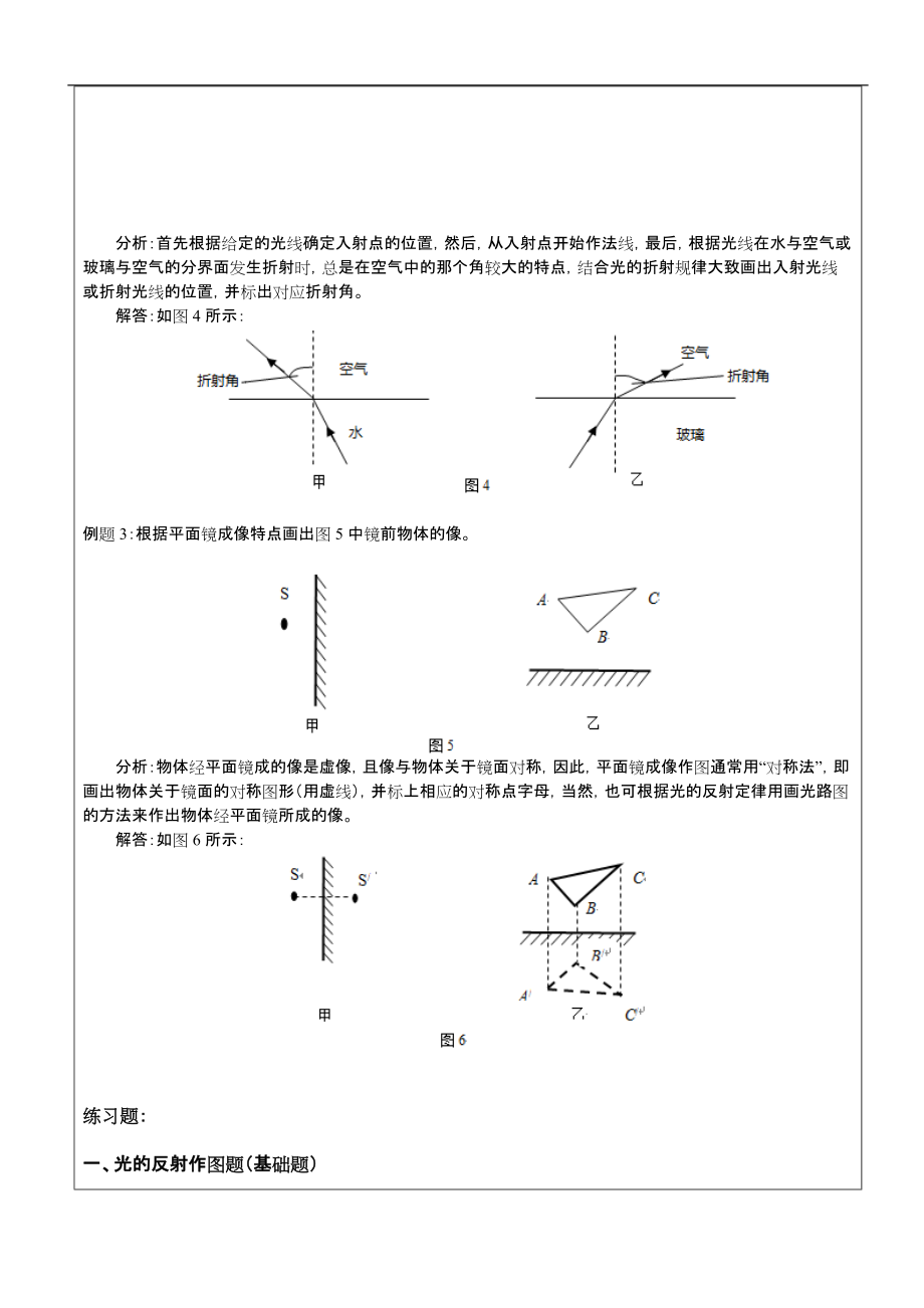 专题-光学-作图题-有答案版.docx_第2页