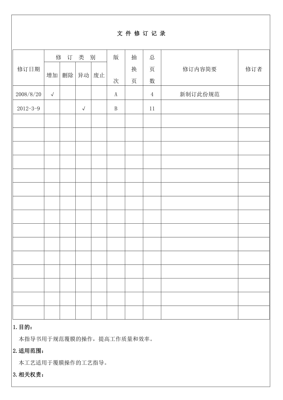 覆膜工艺作业指导书.docx_第1页