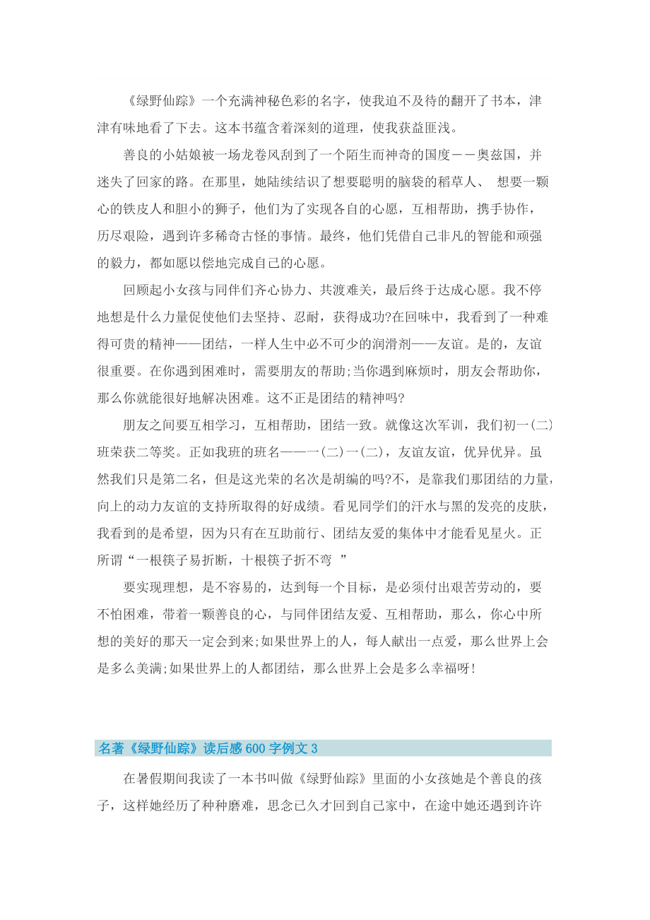 名著《绿野仙踪》读后感600字例文.doc_第2页