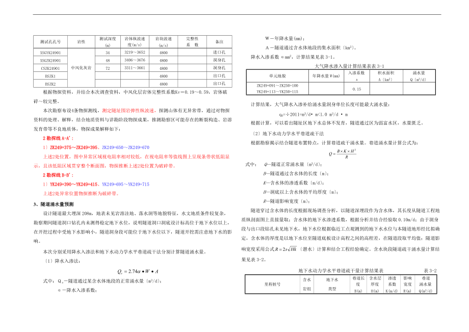 01王家岩隧道工程地质勘察报告材料.doc_第3页