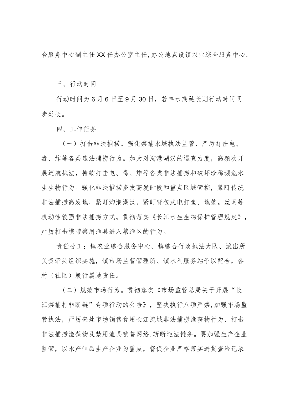 镇藕池河水域禁捕执法监管“夏季攻势”专项行动方案.docx_第2页