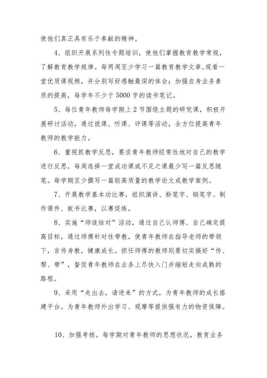 中学青教师培养计划.docx_第3页