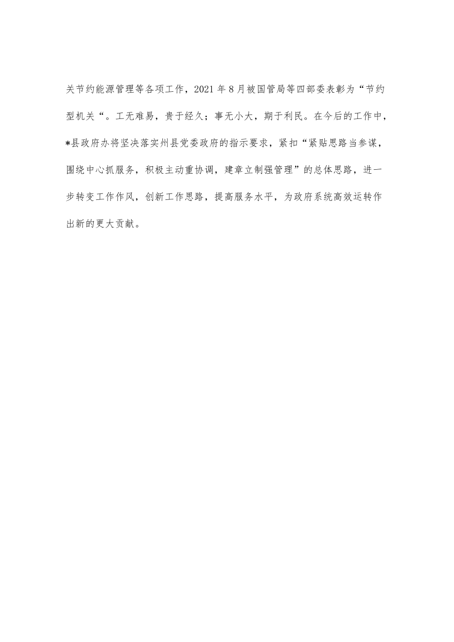 县政府办工作经验发言材料.docx_第3页