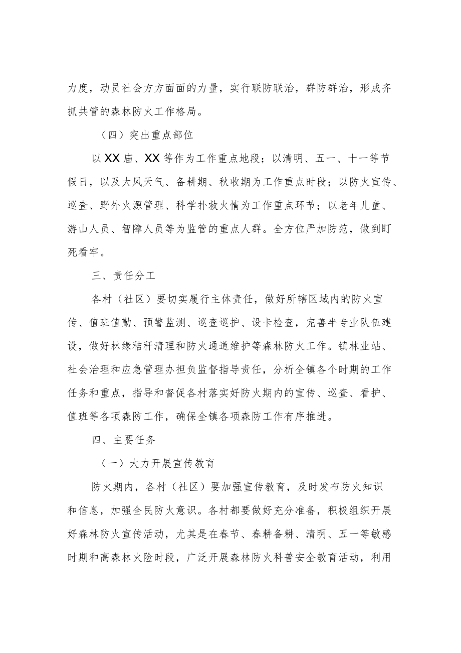 XX镇2022森林防火工作方案.docx_第2页