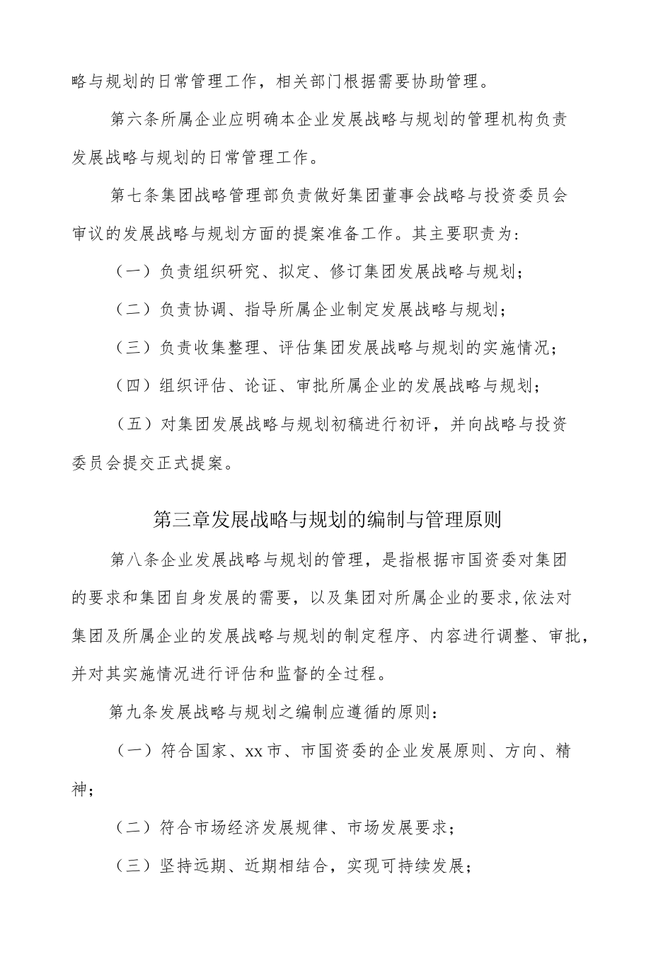 xx集团公司发展战略与规划管理办法.docx_第2页