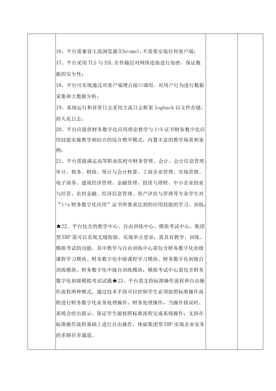 XX工贸职业技术学院202X财务数智化X平台公开招标采购需求.docx_第3页