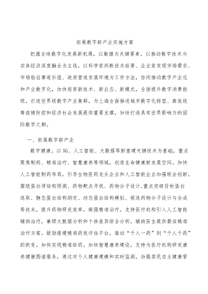 拓展数字新产业实施方案.docx