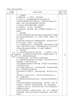 货物一览表及技术要求.docx