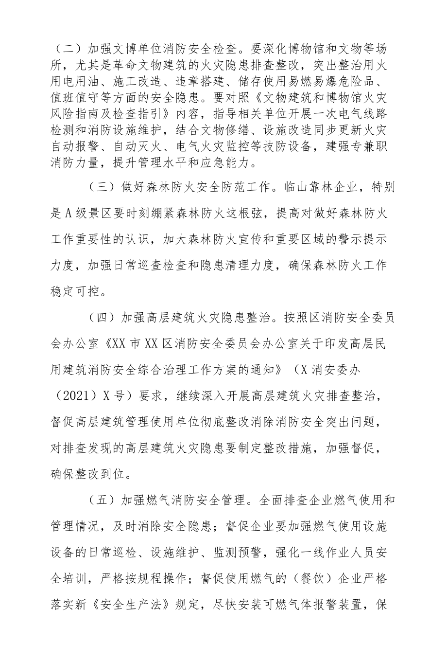 XX区文化体育旅游领域冬春火灾防控工作实施方案.docx_第2页