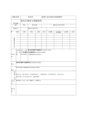 医学院外科学颅内压升高教案.docx