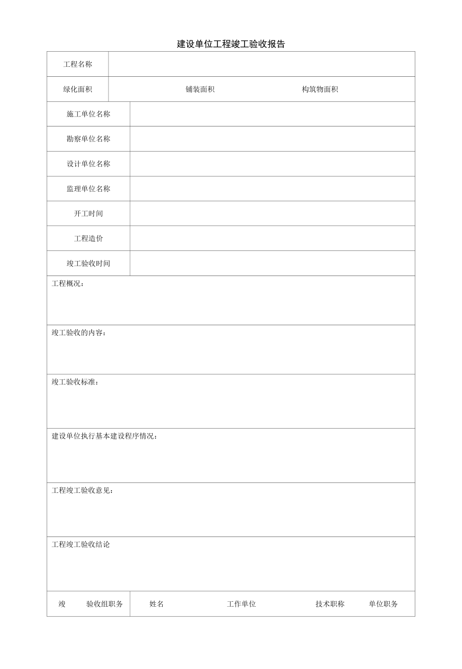 园林绿化建设工程竣工验收报告.docx_第1页