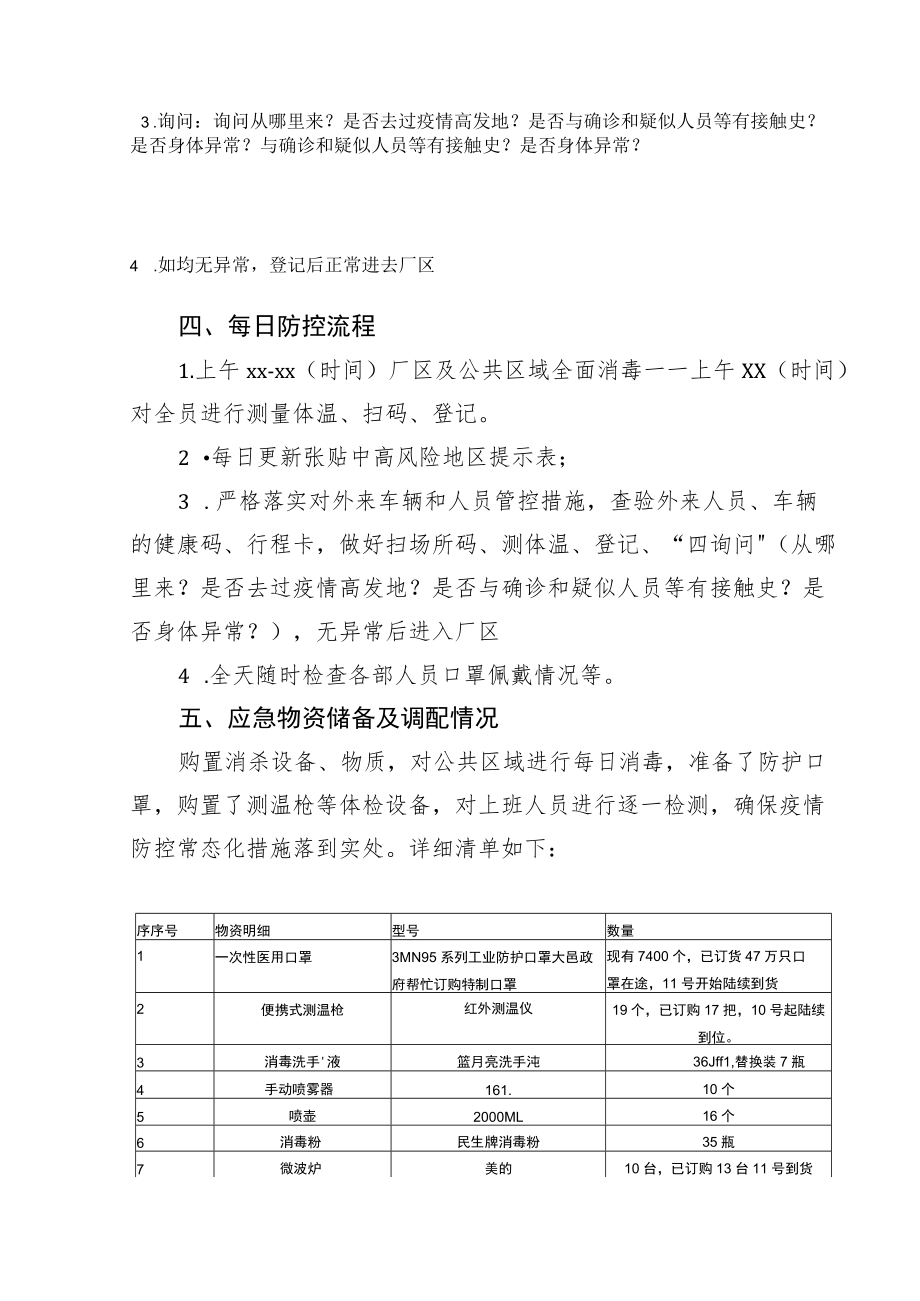 XX公司疫情防控应急预案.docx_第3页