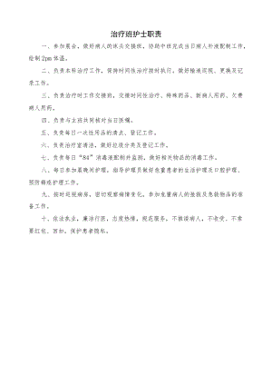 治疗班护士职责.docx