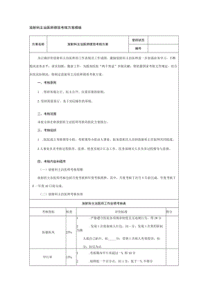 放射科主治医师绩效考核方案模板.docx